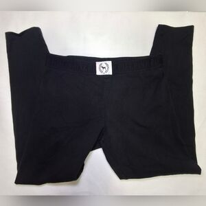 PINK VS Yoga Logo Waistband Black  Leggings Size Medium